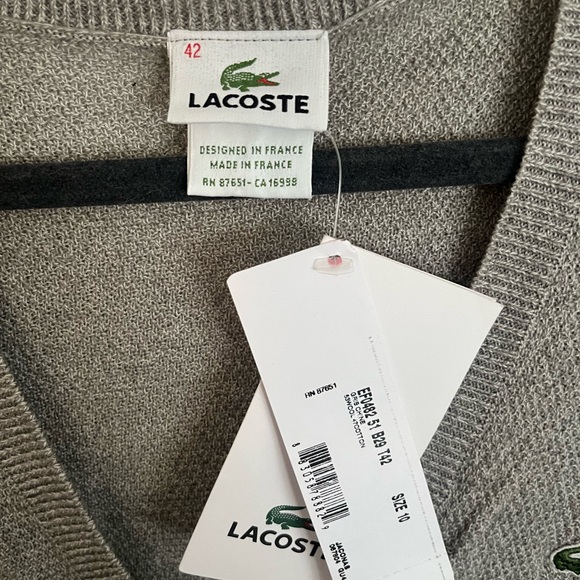 Lacoste Knit Sweater Dress - Picture 4 of 12